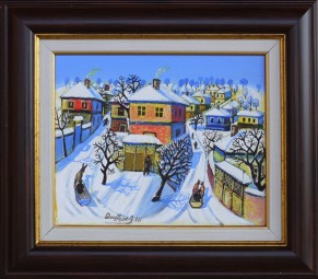 Ради Неделчев, "Зима", 2016 г. | Radi Nedelchev, 1938, (Bulgaria) "Winter", 2016