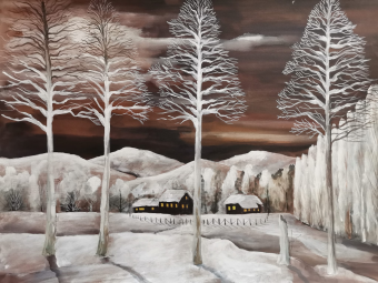 Латинка Минкова, "Бяла зима", 2020 г. | Latinka Minkova, "White winter", 2020
